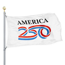 Load image into Gallery viewer, America's 250 - White Poly Cotton Printed 3'x5' Flag
